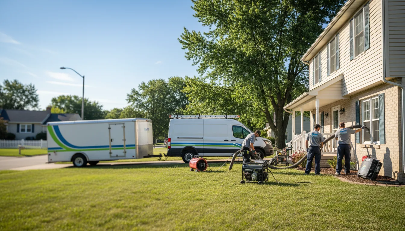 Flooded Basement Restoration And Cleanup With Repair in Taylors Falls, MN near me